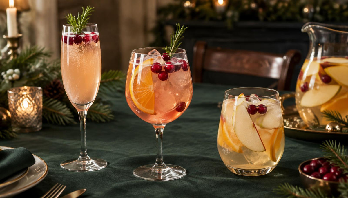 Christmas wine cocktails