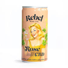 Rebel Wine Rose 200ml Can