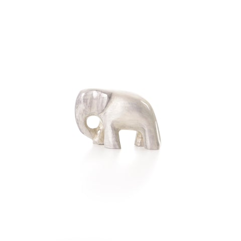 Brushed Silver Elephant
