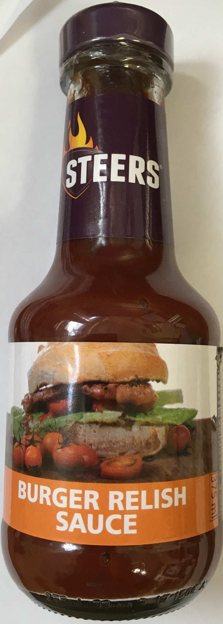 Steers burger relish sauce
