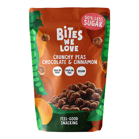 BitesWeLove Crunchy Peas Chocolate & Cinnamon 100g